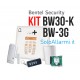 BW30KG - Kit allarme wireless 868 MHz bidirezionale con GSM 3G