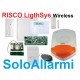 Kit allarme filo+wireless RISCO LightSys completo